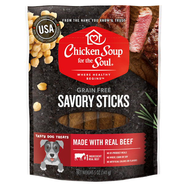 Chicken Soup - Grain-Free Beef Savory Sticks Dog Treats
