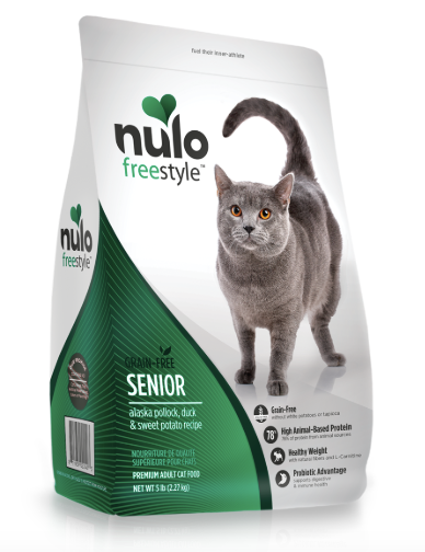 Nulo - Freestyle Senior Alaska Pollock, Duck & Sweet Potato Recipe Dry Cat Food
