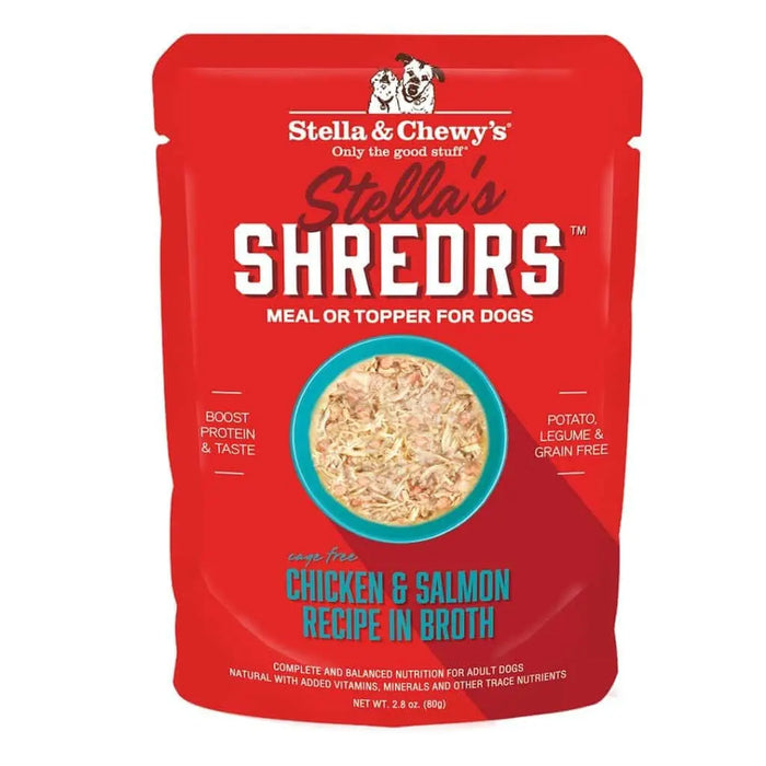 Stella & Chewy's - Shreds Chicken & Salmon Recipe in Broth Wet Dog Food