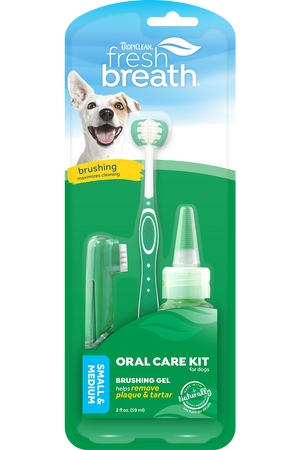 TropiClean - Oral Care Kit for Small/Medium Dogs