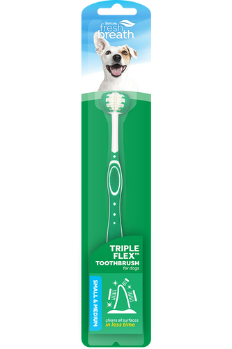 TropiClean - Tripleflex Toothbrush for Dogs