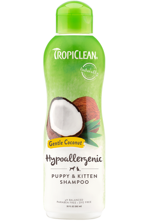 TropiClean - Gentle Coconut Hypoallergen Shampoo for Puppies & Kittens