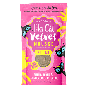 Tiki Cat - Kitten Mousse Chicken with Chicken Liver in Broth Wet Cat Food