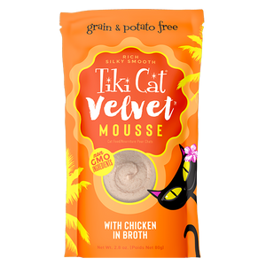 Tiki Cat - Velvet Mousse Chicken in Broth Wet Cat Food