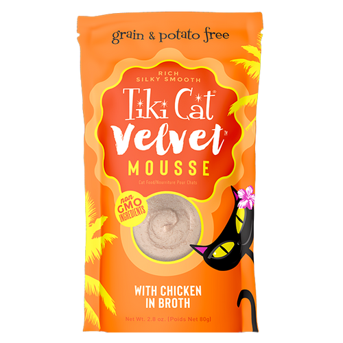 Tiki Cat - Velvet Mousse Chicken in Broth Wet Cat Food