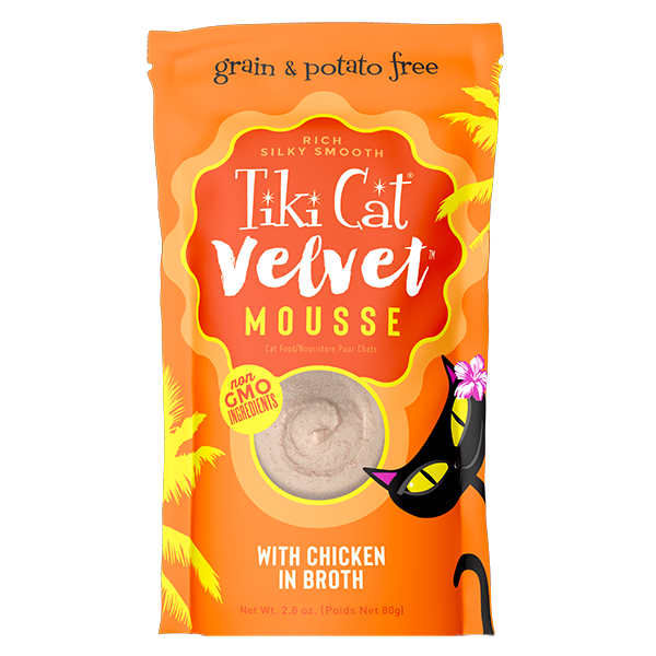 Tiki Cat - Velvet Mousse Chicken in Broth Wet Cat Food