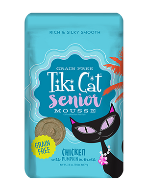 Tiki Cat - Senior Mousse Chicken with Pumpkin Wet Cat Food