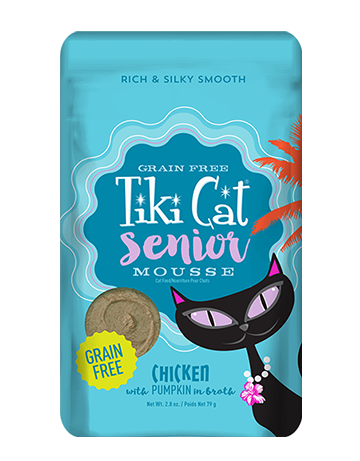 Tiki Cat - Senior Mousse Chicken with Pumpkin Wet Cat Food