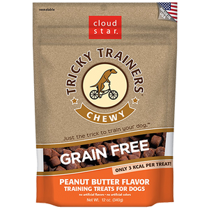 Cloud Star - Chewy Tricky Trainers Peanut Butter Dog Treats
