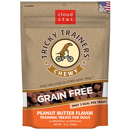 Cloud Star - Chewy Tricky Trainers Peanut Butter Dog Treats