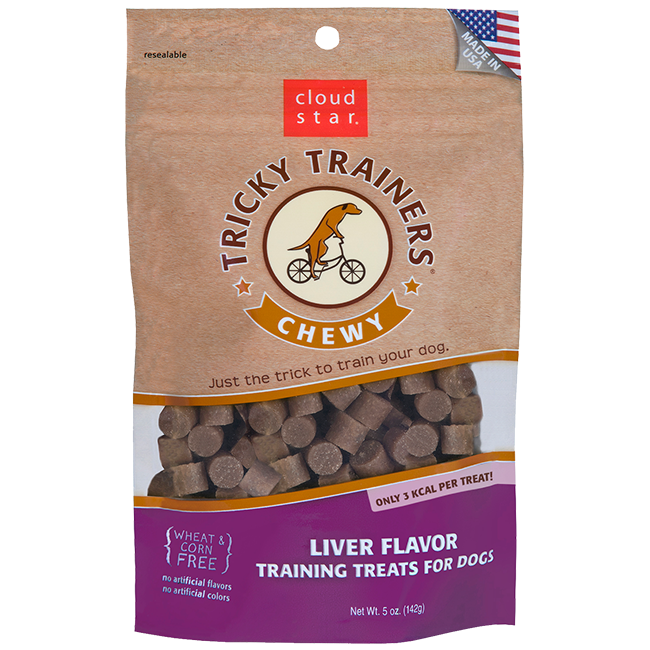 Cloud Star - Chewy Tricky Trainers Liver Dog Treats