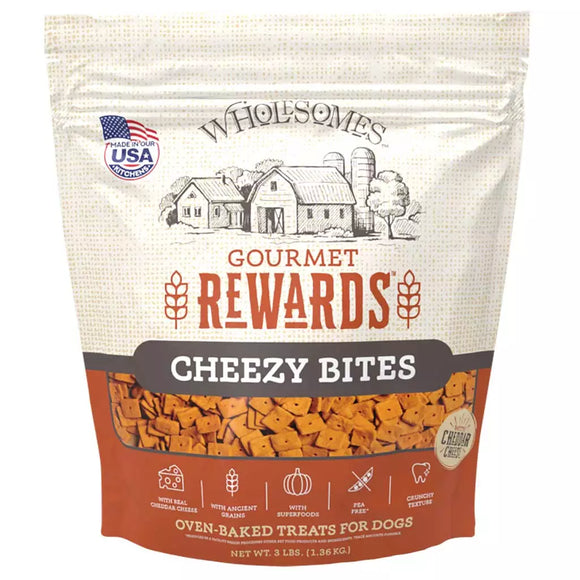 Wholesomes - Gourmet Rewards Cheezy Bites Dog Treats