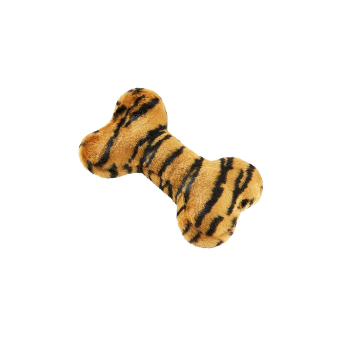 Fluff & Tuff - Tiger Bone Dog Toy