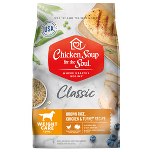 Chicken Soup - Weight Care Chicken, Turkey & Brown Rice Dry Dog Food