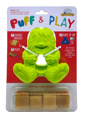Yeti Dog Chew - Puff And Play Dog Toy