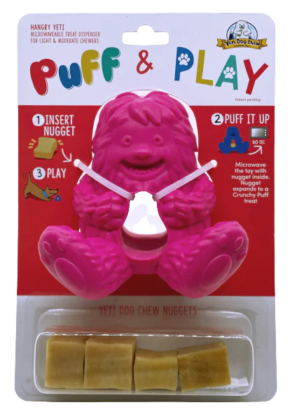 Yeti Dog Chew - Puff And Play Dog Toy