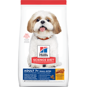 Hill's Science Diet - Adult 7+ Small Bites Chicken Meal, Barley & Rice Recipe Dry Dog Food