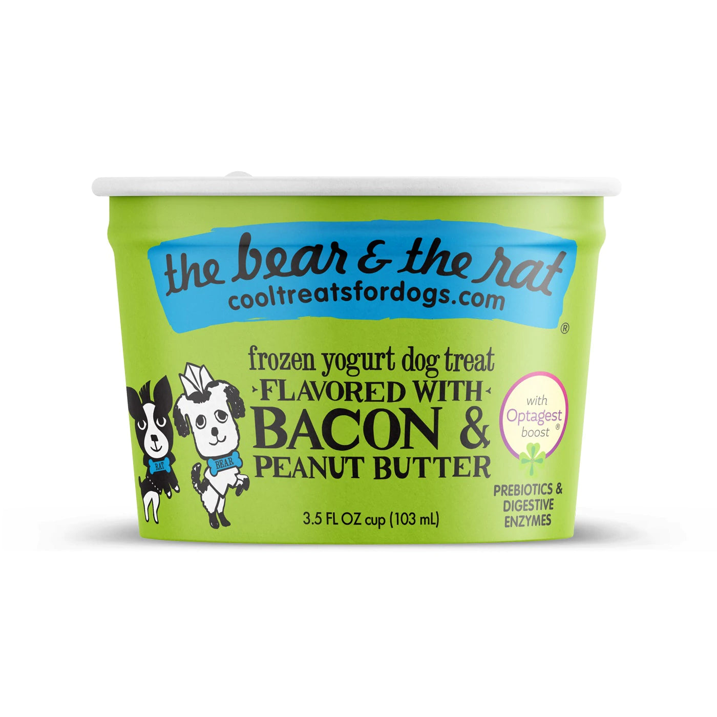 The Bear and The Rat Frozen Bacon Peanut Butter Yogurt Dog