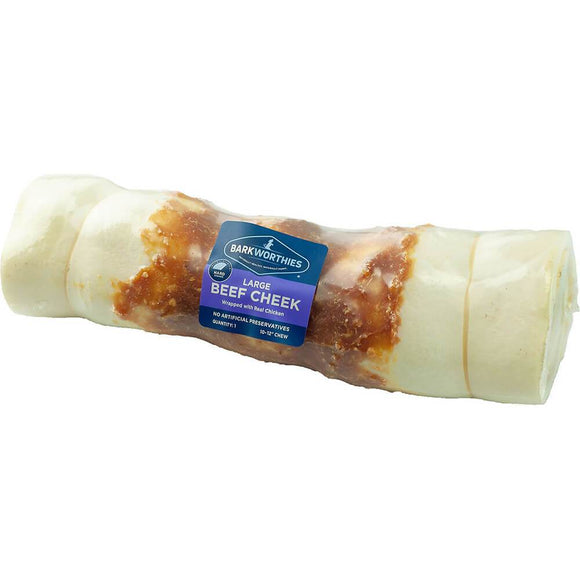 Barkworthies - Chicken Wrapped Beef Cheek Dog Treat