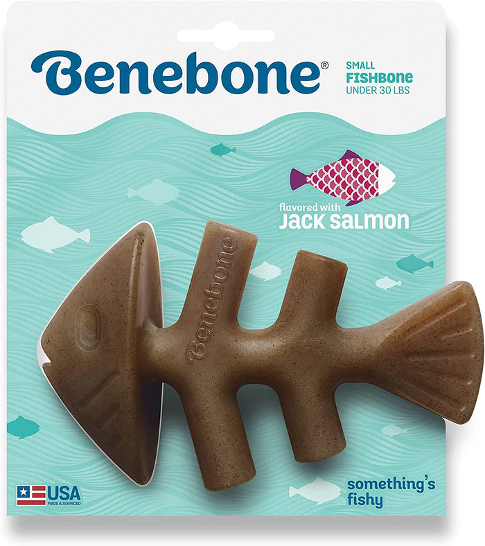 Benebone - Jack Salmon Fishbone Dog Chew Toy