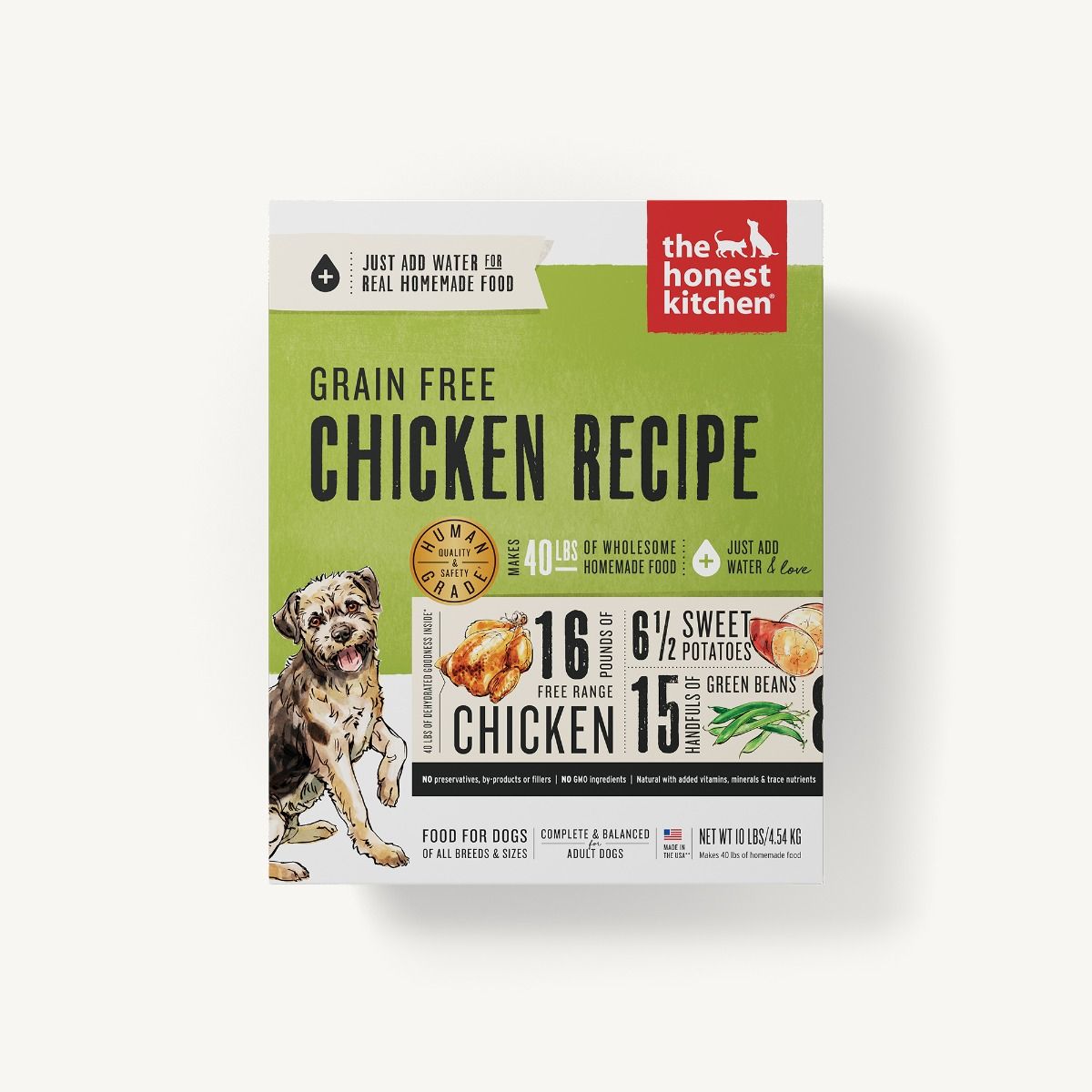 The Honest Kitchen Whole Grain Beef Recipe Dehydrated Dog Food