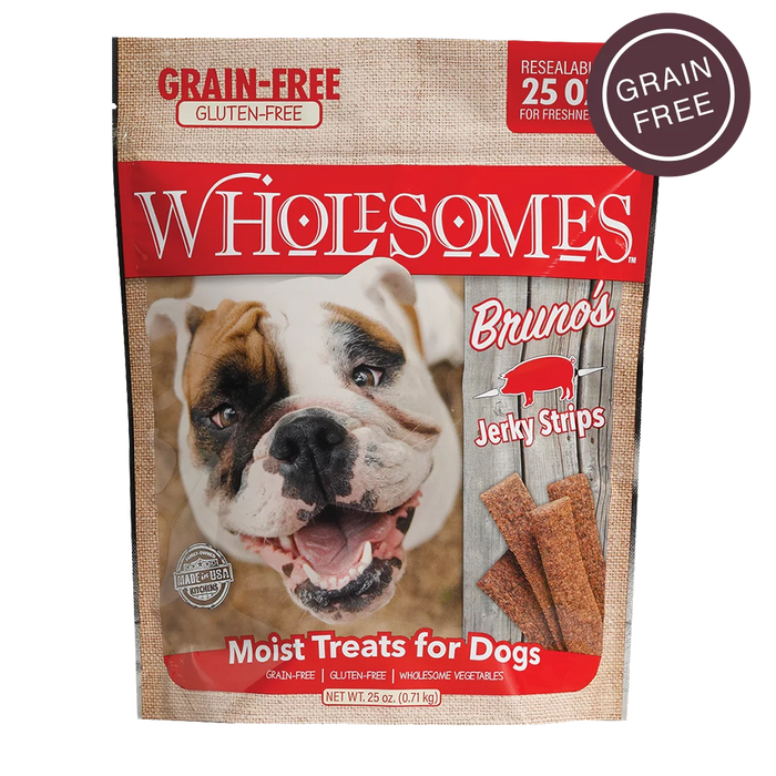 Wholesomes - Bruno’s Jerky Strips Dog Treats