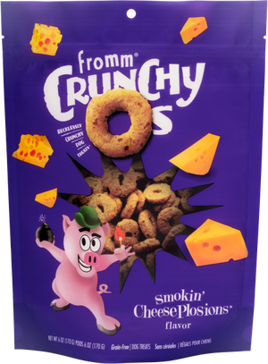 Fromm - Crunchy O's Smokin' CheesePlosions Flavor Dog Treats