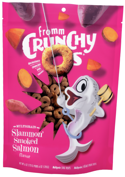 Fromm - Crunchy O's Salmmon' Smoked Salmon Dog Treats