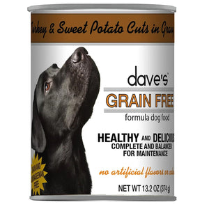 Dave's - Grain-Free Turkey & Sweet Potato Cuts in Gravy Wet Dog Food