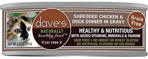 Dave's - Shredded Chicken & Duck Dinner in Gravy Wet Cat Food