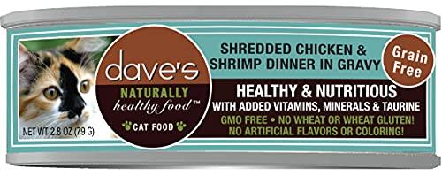 Dave's - Shredded Chicken & Shrimp Dinner in Gravy Wet Cat Food