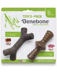 Benebone - Tiny 2-Pack Dog Chew Toy