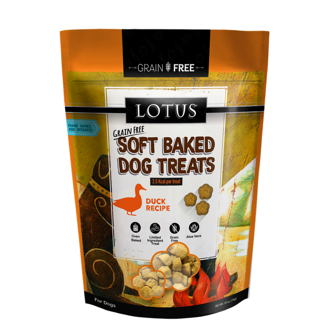 Lotus - Grain-Free Soft Baked Duck Treats, 10-oz