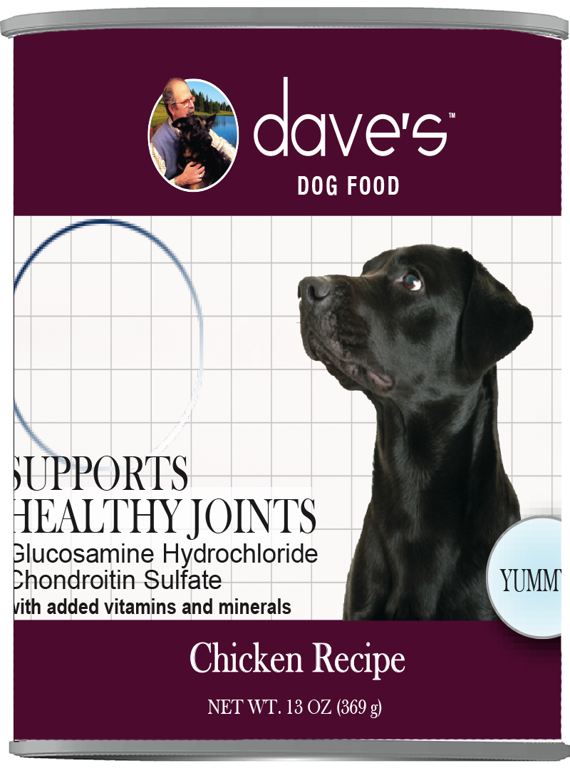 Canned dog food with glucosamine deals