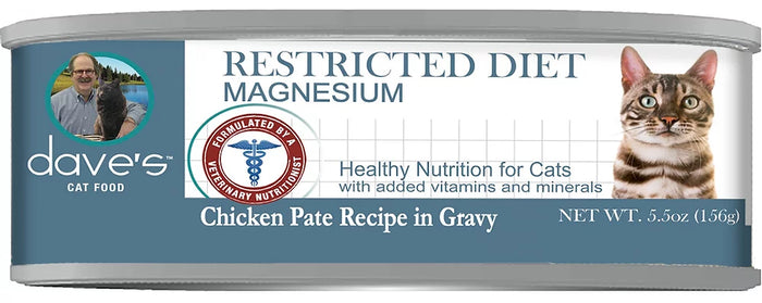 Dave's - Restricted Diet Magnesium – Chicken Pate Recipe in Gravy Wet Cat Food