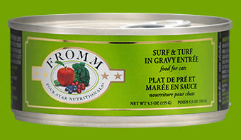 Fromm Shredded Surf Turf in Gravy Entree Wet Cat Food Altoona IA Des Moines IA Urbandale IA West Des Moines IA Bone a Patreat