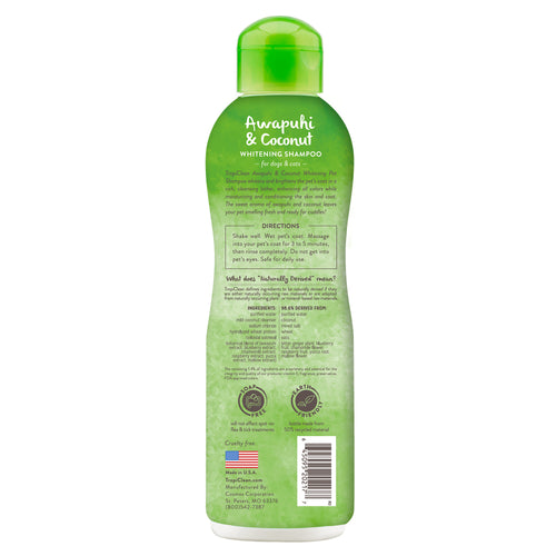 TropiClean - Awapuhi & Coconut Whitening Shampoo for Pets