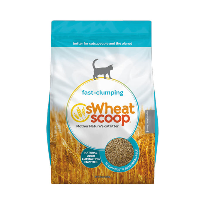 sWheat Scoop - Natural Unscented Clumping Wheat Cat Litter