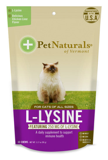 Pet Naturals - L-Lysine Supplement for Cats
