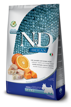 Farmina - N&D Ocean Salmon, Cod & Cantaloupe Melon Mini Dog Food