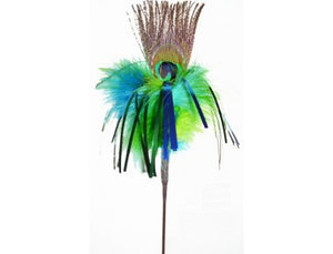 Go Cat - Peacock Sparkler Wand Cat Toy