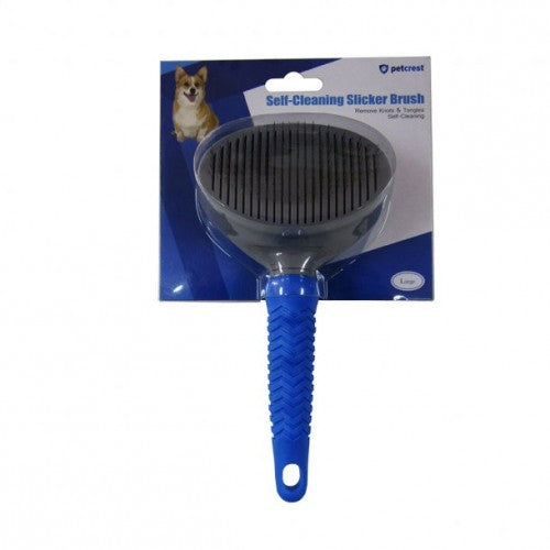 Petcrest - Slicker Brush Self Cleaning