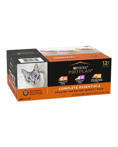 Purina Pro Plan - Variety Pack Chicken & Turkey Entrees Wet Cat Food
