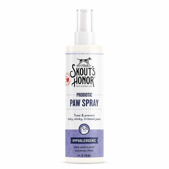 Skout's Honor - Probiotic Paw Spray for Dogs & Cats, 8-oz