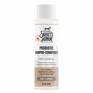 Skout's Honor - Probiotic Shampoo + Conditioner for Dogs & Cats, 16-oz