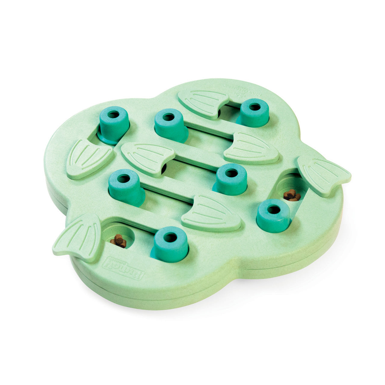 Outward Hound Puppy Hide N' Slide Interactive Treat Puzzle Green Dog Toy