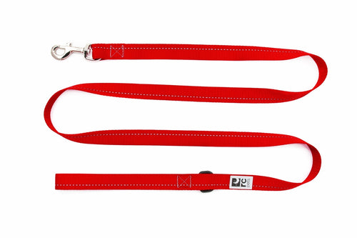 RC Pets Primary Dog Leash Red 1 in x 6 ft