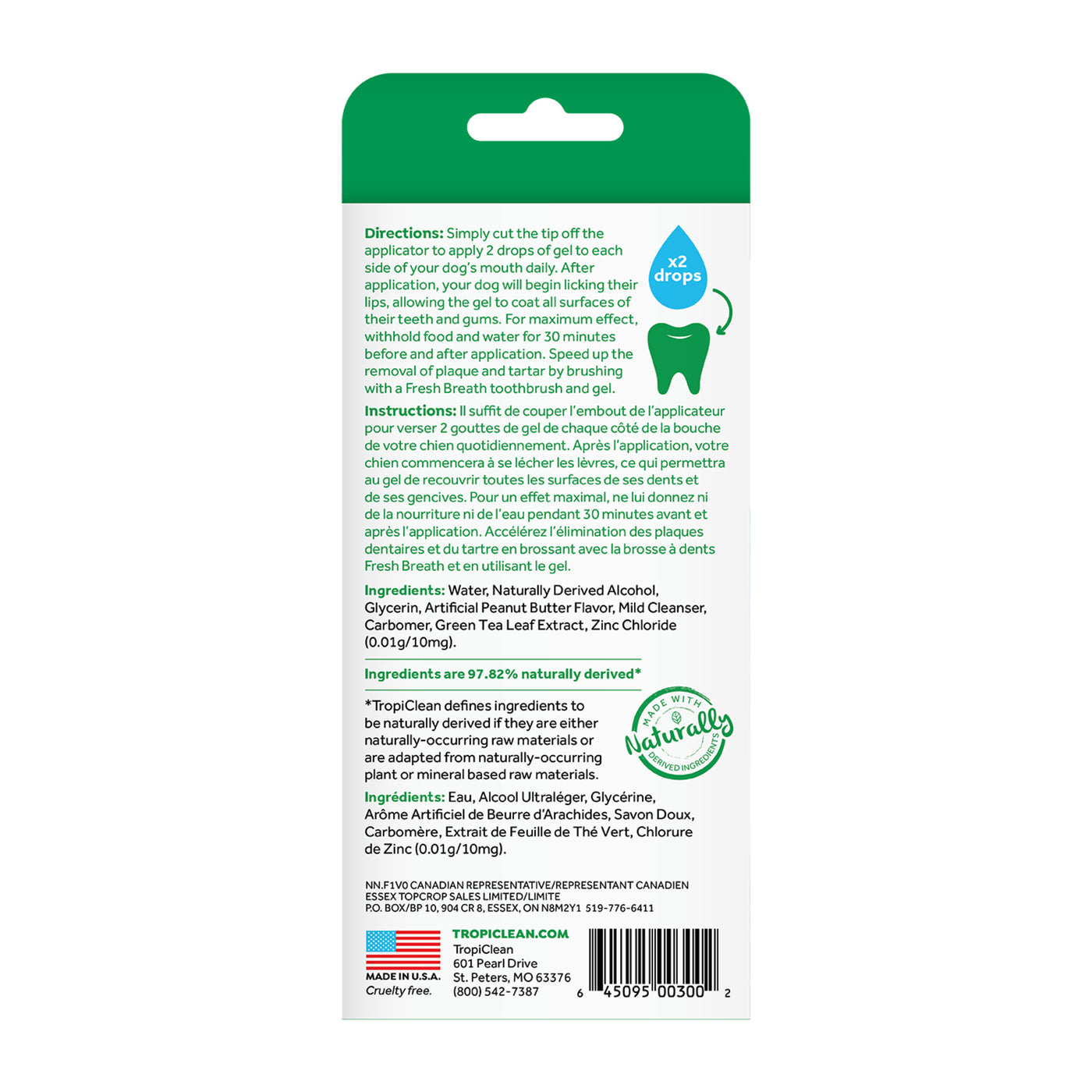 Water drops for clearance dogs teeth