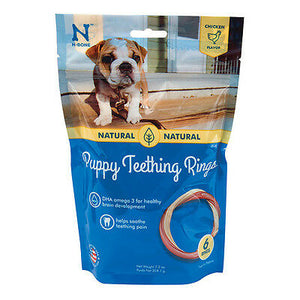 N-Bone - Puppy Teething Rings, 6 pack