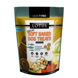 Lotus - Grain-Free Soft Baked Sardine Treats, 10-oz